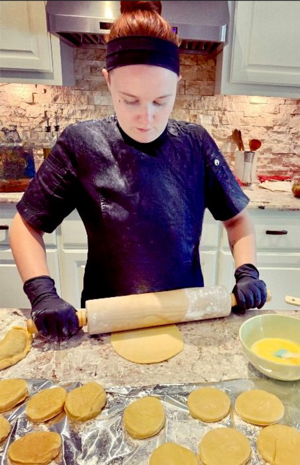 Behind the scenes — hand-rolling dumplings